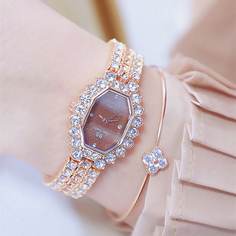 Kis kis luxus kis barna flash por tele gyémánt női órákkal